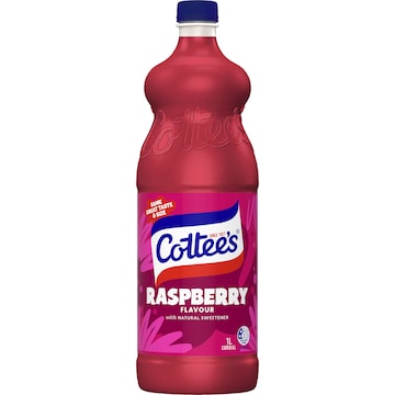 Cottee's Raspberry Cordial 1L