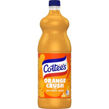 Cottee's Orange Cordial Orange Crush with 40% Fruit Juice 1L