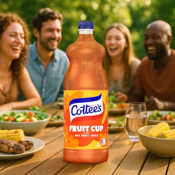 Cottee's Fruit Cup Cordial with 40% Fruit Juice 1L