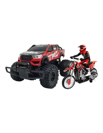 Toyota Hilux and Dirt Maxx Motorbike Set
