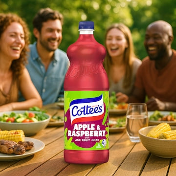 Cottee's Apple & Raspberry Cordial With 40% Fruit Juice 1L