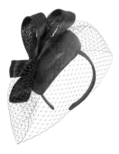 Fillies S339 Black Fascinator Fascinator in Black