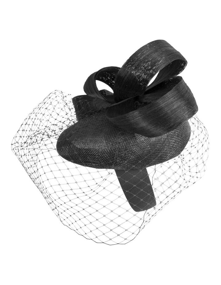 Fillies S339 Black Fascinator Fascinator in Black
