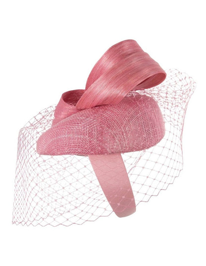 Fillies S339 Dusty Pink Fascinator Fascinator in Dusty Pink