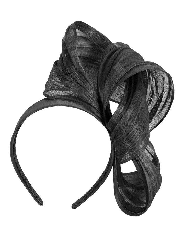 Fillies S347 Black Fascinator Fascinator in Black