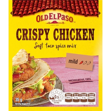 Old El Paso Crispy Chicken Spice Mix Mexican Style 35g