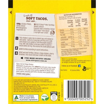 Old El Paso Crispy Chicken Spice Mix Mexican Style 35g