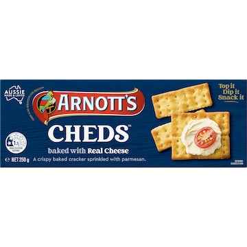 Arnott's Cheds Cheese Crackers 250g