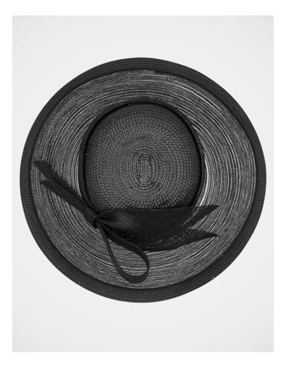 Fs1167 Josephine Fascinator in Black