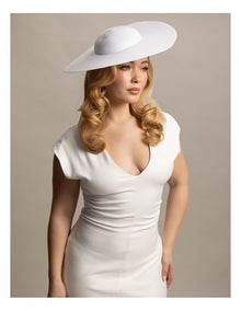 Hm0805 Mona Racewear Hat in White