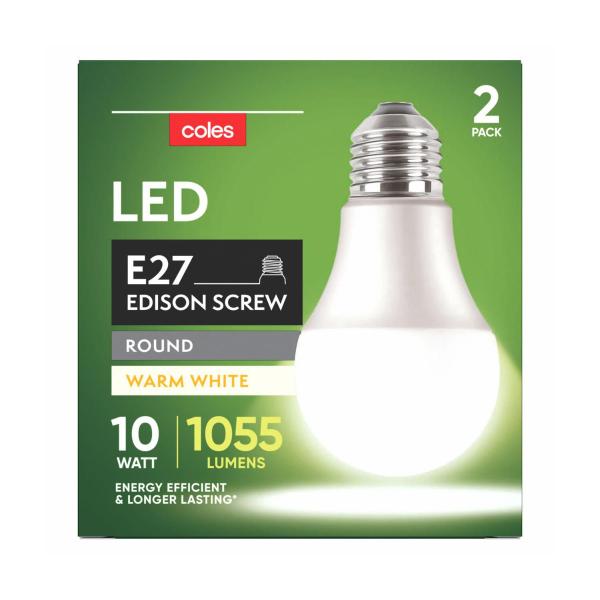 Light Globes LED GLS ES 10W 1055Lum 2700K