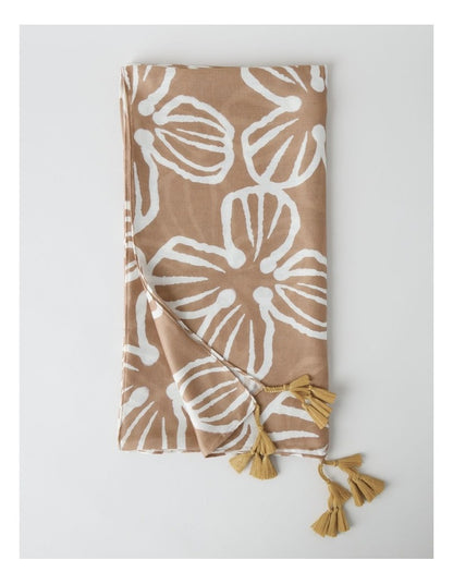 Bimini Scarf in Floral Tan Print