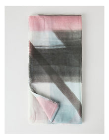 Grace Light Weight Scarf in Pink and Sage