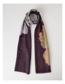 Lightweight Scarf in Plum Bloom Print