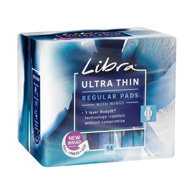 Libra Ultra Thin Regular Pads - 14 Pack