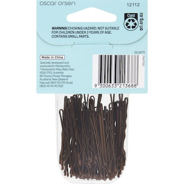 Oscar Orsen Extra Hold Bobby Pins Brown 80 pack
