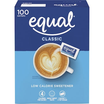 Equal Sweetener Sachets 100 pack