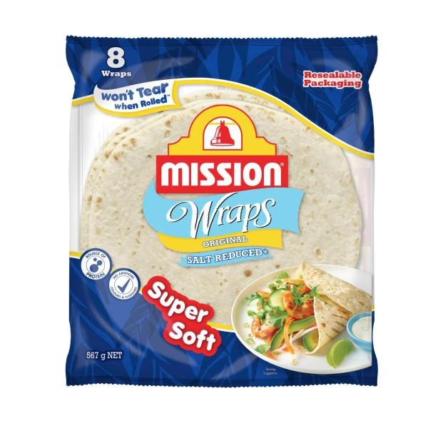 MISSION SS REDUCED SALT WRAPS