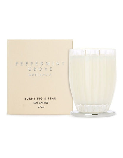 Burnt Fig & Pear - Large Soy Candle 370g