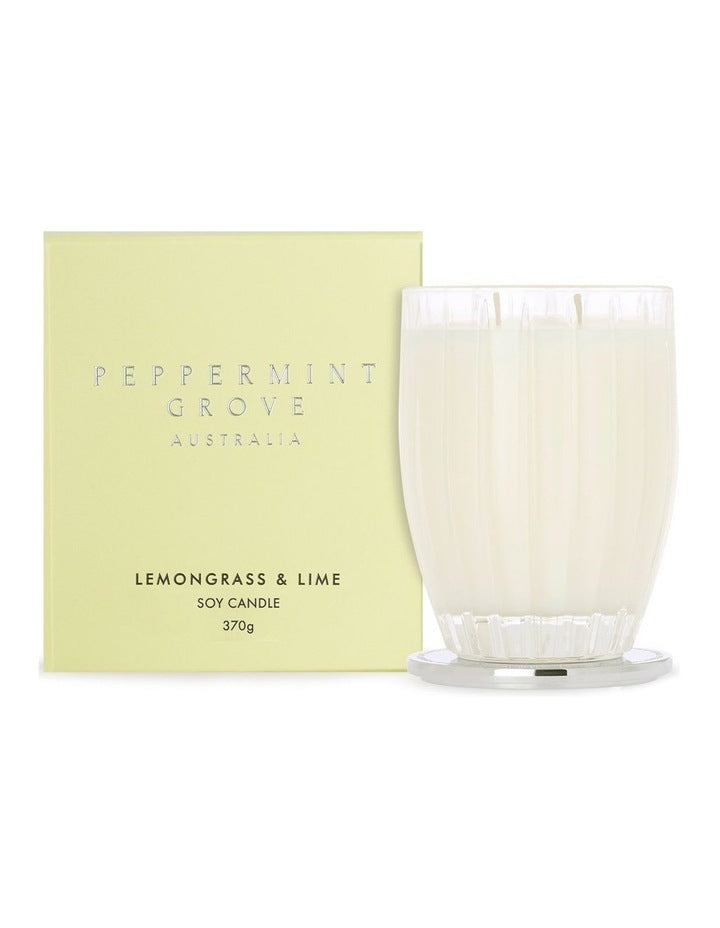 Lemongrass & Lime - Large Soy Candle 370g