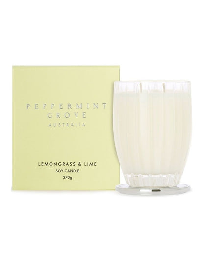 Lemongrass & Lime - Large Soy Candle 370g