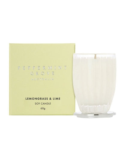 Lemongrass & Lime Small Soy Candle 60g