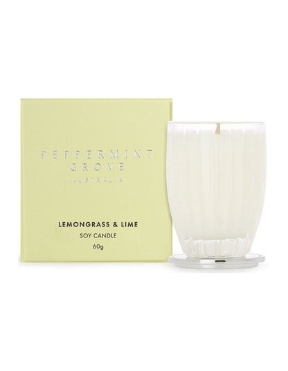 Lemongrass & Lime - Small Soy Candle 60g
