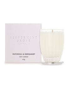 Patchouli & Bergamot - Small Soy Candle 60g