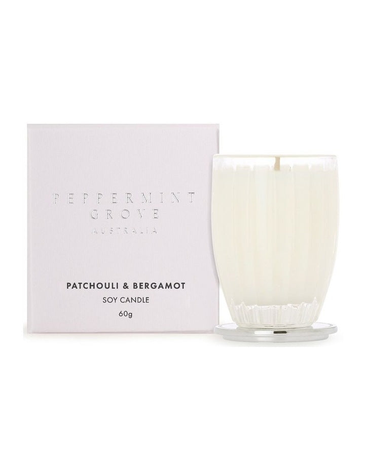 Patchouli & Bergamot - Small Soy Candle 60g