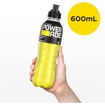 Powerade ION4 Lemon Lime Sports Drink Sipper Cap 600mL