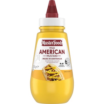 MasterFoods Mild American Mustard 250g