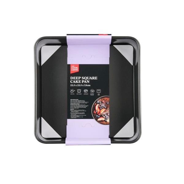 Deep Square Cake Tin 24Cm