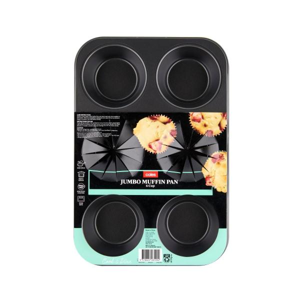 COLES 6 JUMBO CUP MUFFIN PAN