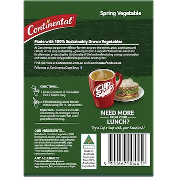 Continental Classics Cup A Soup Original Spring Vegetable 60g