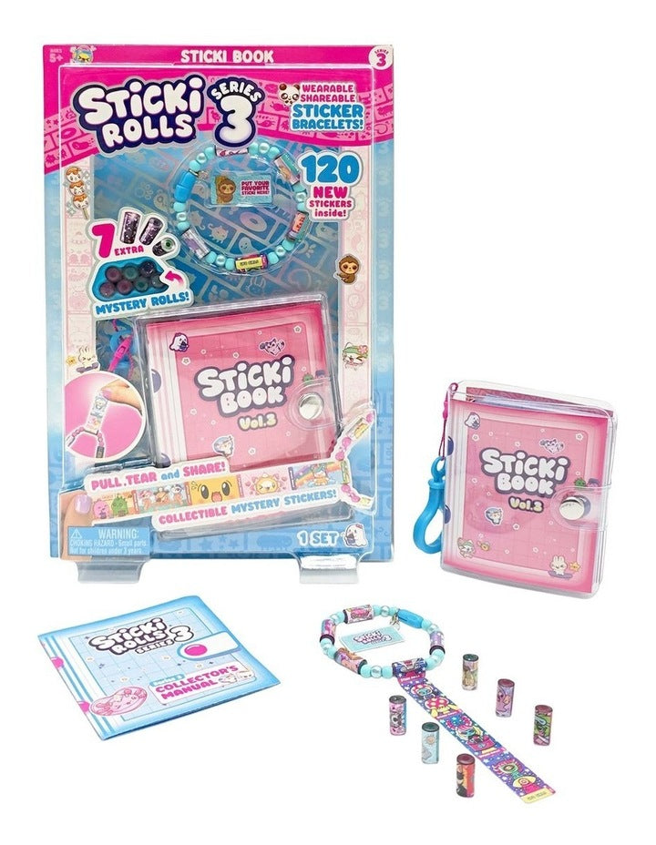 Sticki Rolls Sticki Book Pack Series 3