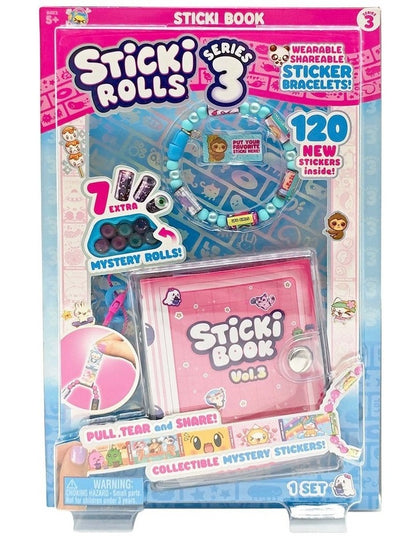 Sticki Rolls Sticki Book Pack Series 3