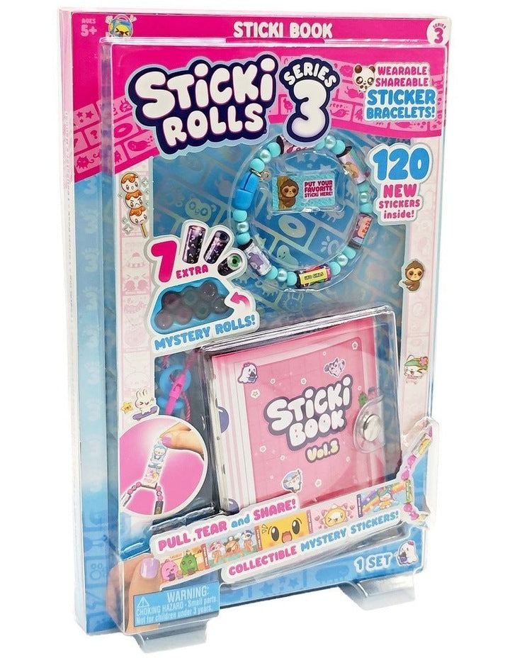 Sticki Rolls Sticki Book Pack Series 3