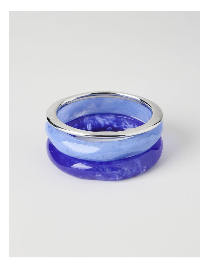 Bangle Stack 3 Pack in Blue
