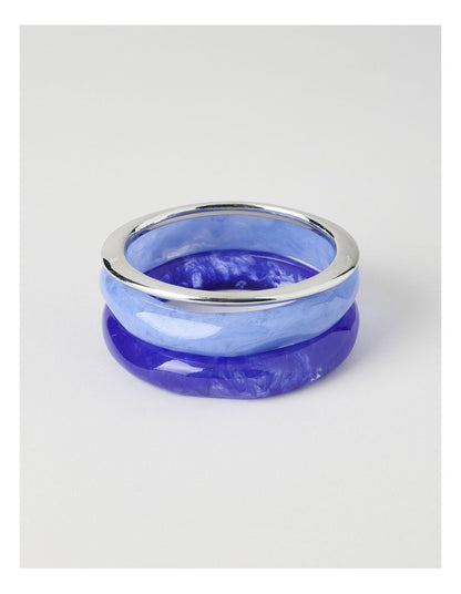 Bangle Stack 3 Pack in Blue