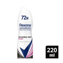 Women Antiperspirant Aerosol Advanced Invisible Dry Pure Deodorant