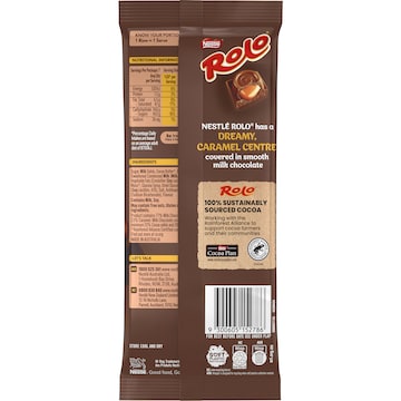 Rolo Caramel Milk Chocolate Block 170g