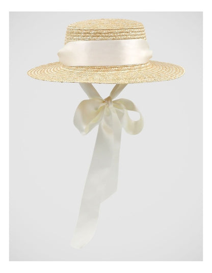 Venice Racewear Hat in Cream