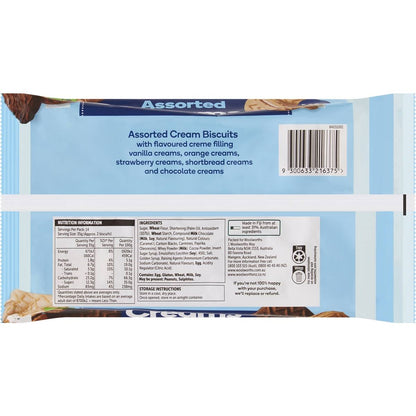 Woolworths Creams Assorted Biscuits 500G