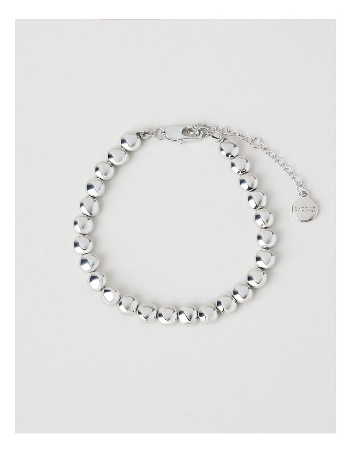 Nugget Bracelet in Silver