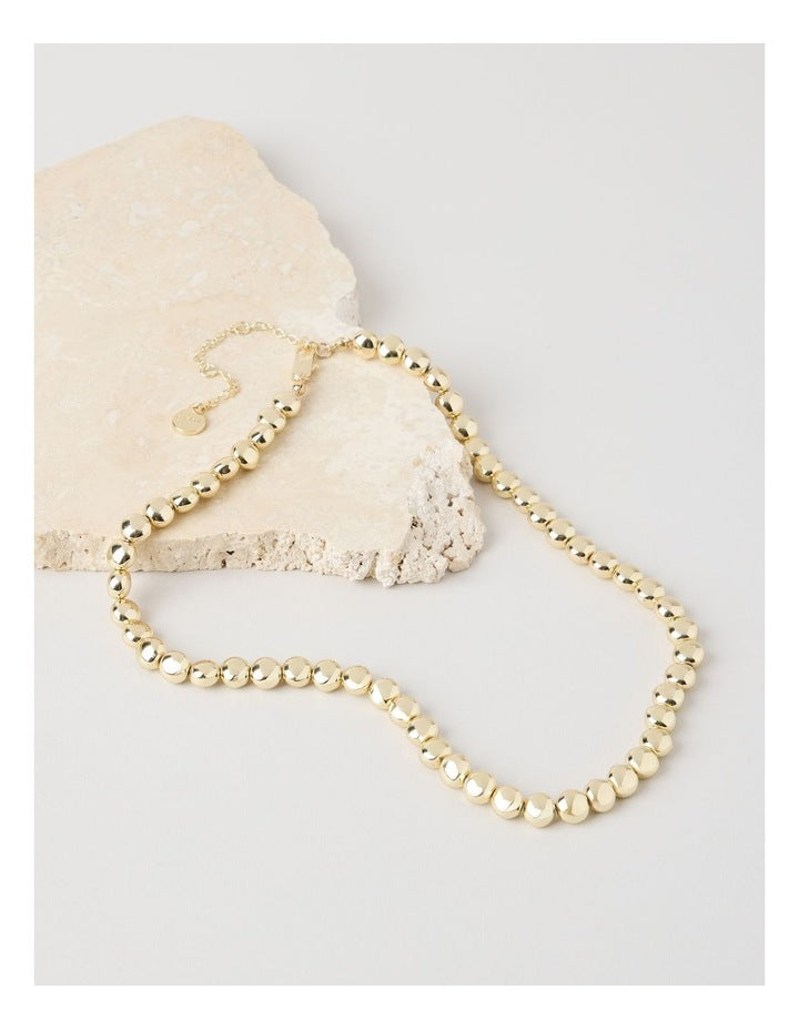 Nugget Necklace in Gold