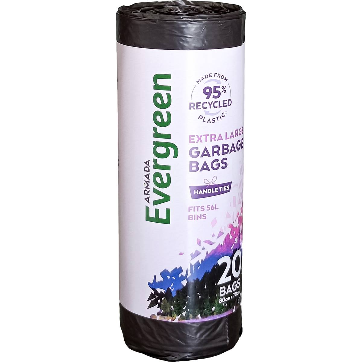 Armada Evergreen Garbage Bags Extra Large 20 pack