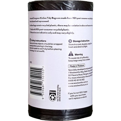 Armada Evergreen Kitchen Tidy Garbage Bags Medium 35 pack