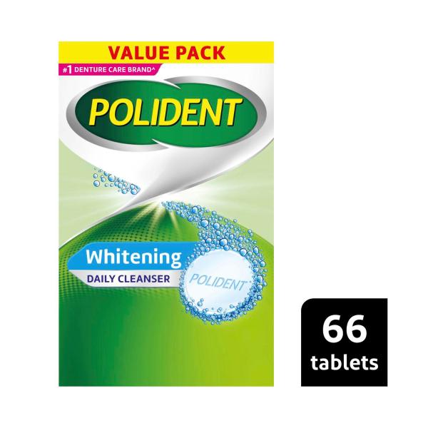 Whitening Denture Cleaner for dentures and partials