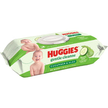Huggies Thick Baby Wipes Cucumber & Aloe 80 Pack