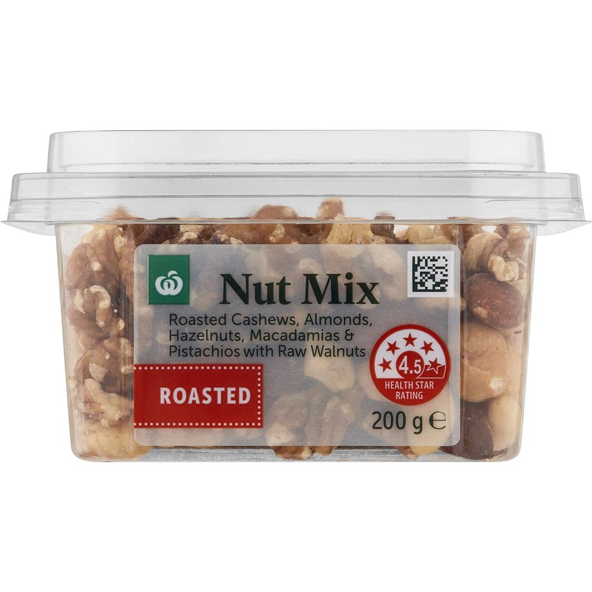 Woolworths Mixed Nuts Oven Roasted 200g